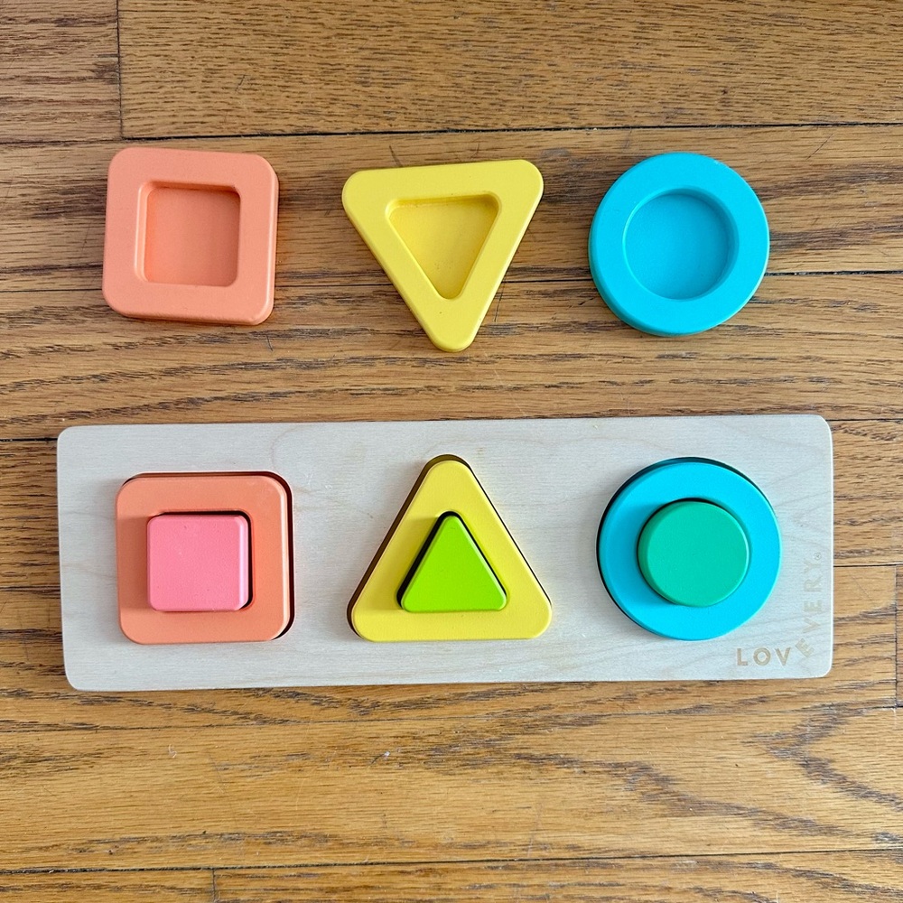 Lovevery 3D Geo Shapes Puzzle